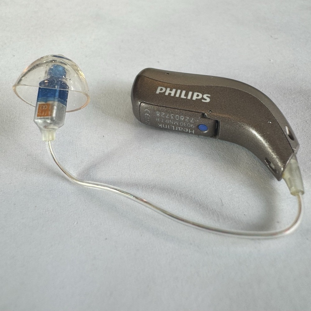 PHILIPS HEARLINK  9030 MNR T-R DIGITAL HEARING AIDS - Apple Android Compatible - Picture 10 of 16